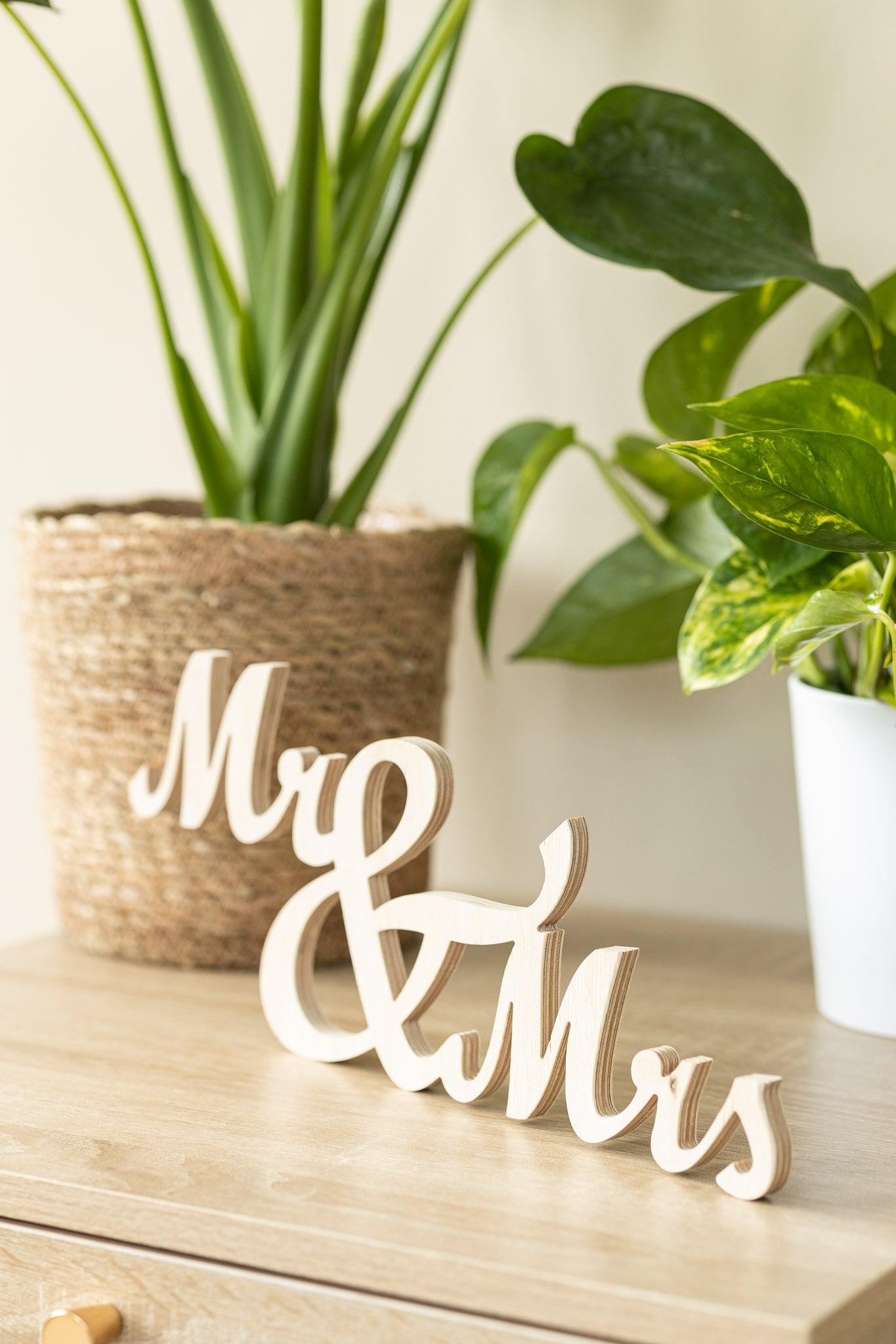Schriftzug- Mr&Mrs/ Mrs&Mrs/ Mr&Mr - INEXTERIOR