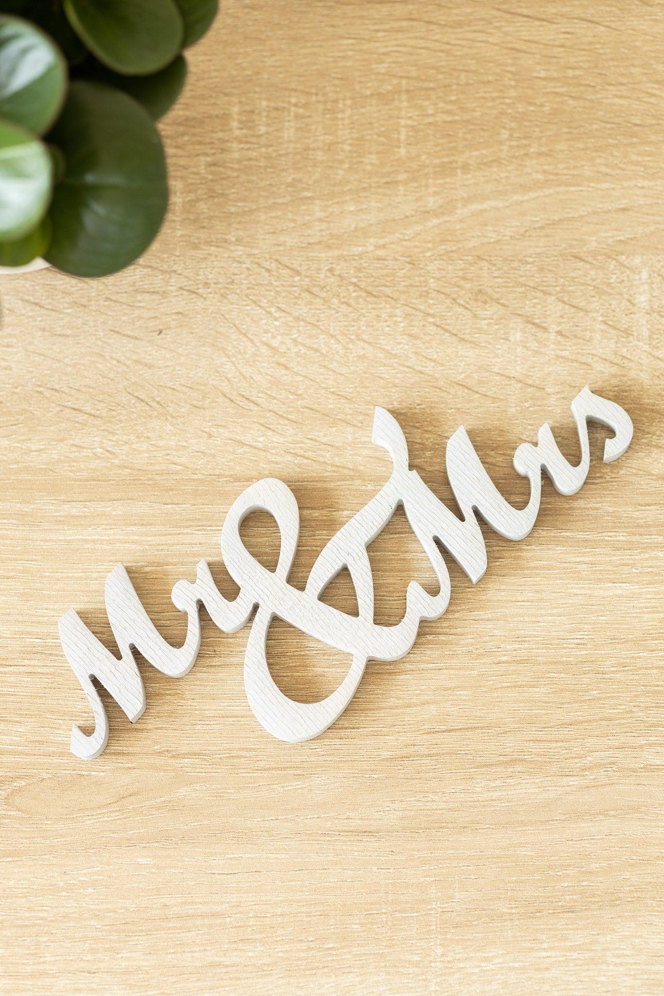 Schriftzug- Mr&Mrs/ Mrs&Mrs/ Mr&Mr - INEXTERIOR