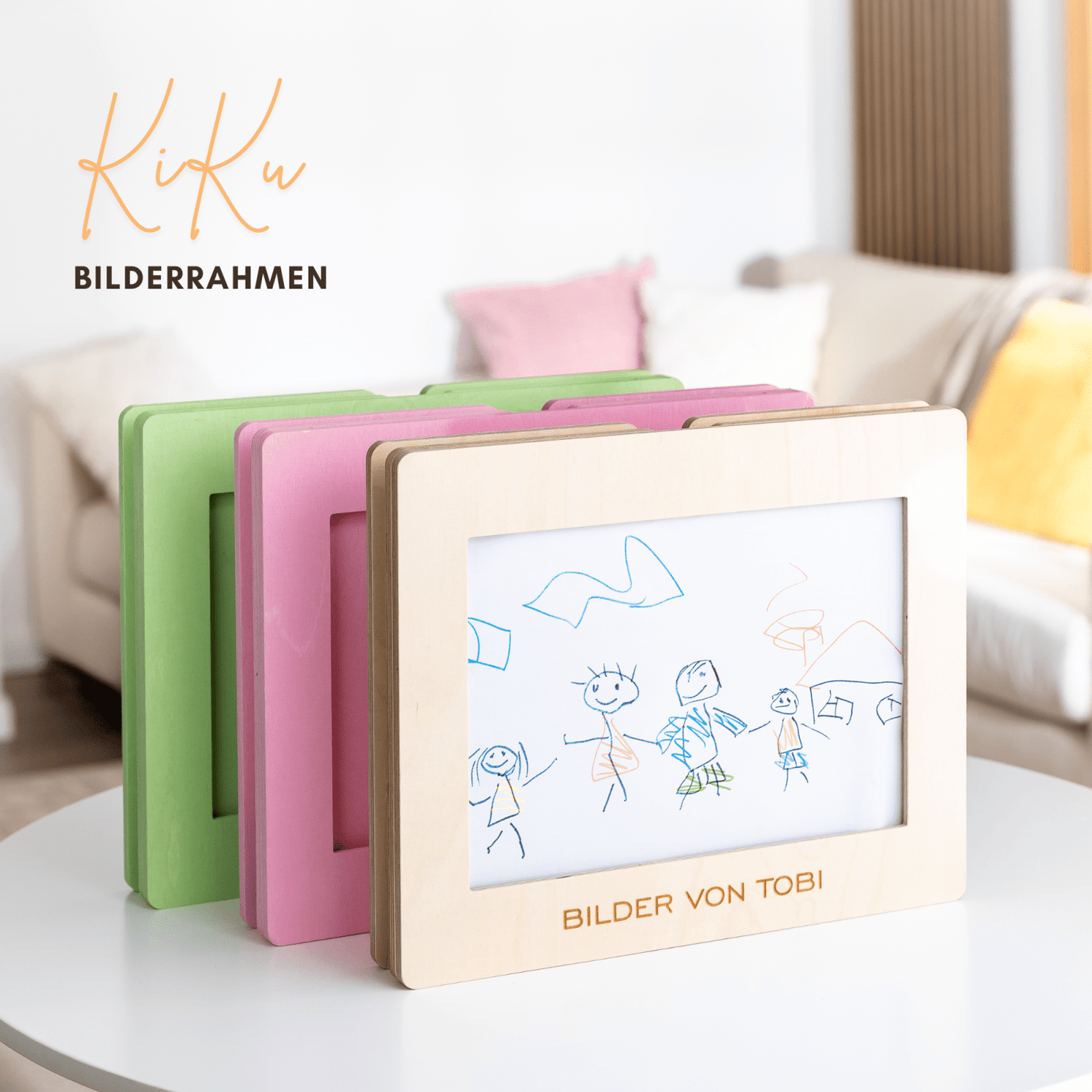 bilderrahmen aufbewahrung kinderbilder KiKu