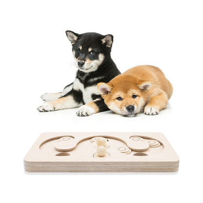 Intelligenzspielzeug für Hunde - runde Variante - unterschiedliche Schwierigkeit in einem Produkt INEXTERIOR 